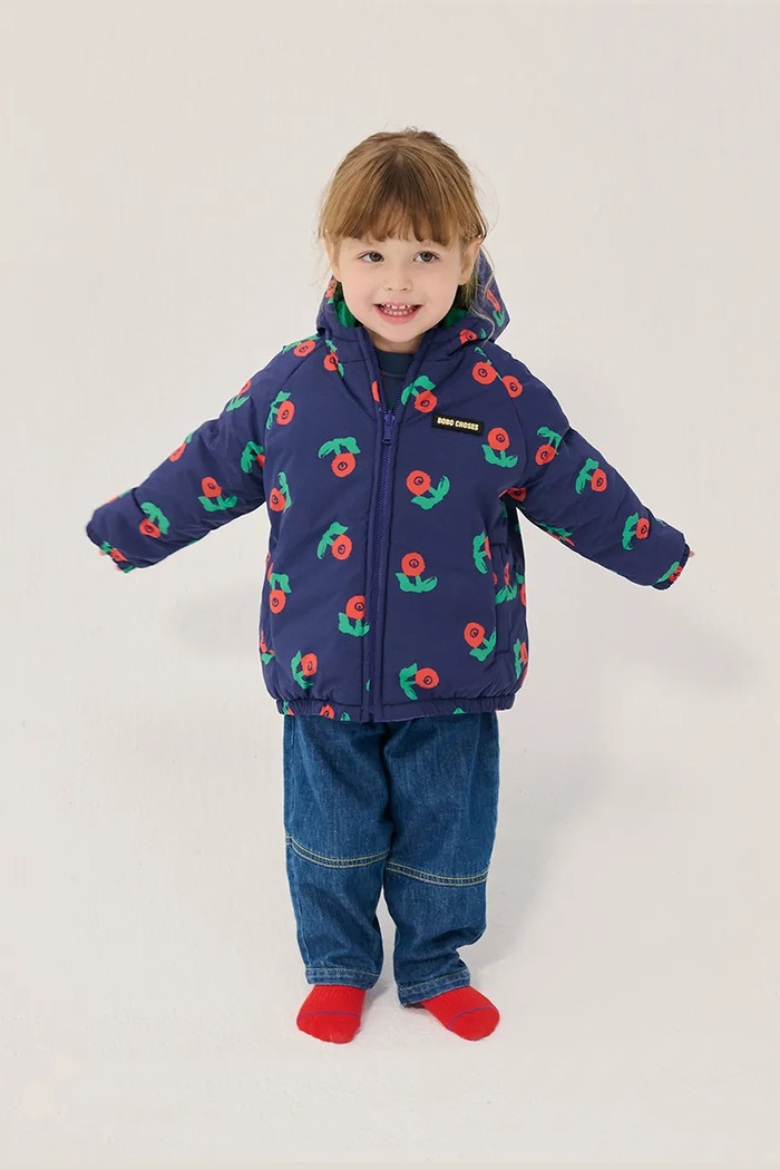 Bobo Choses Двустранно яке за деца Stamp Bloom 226AB097