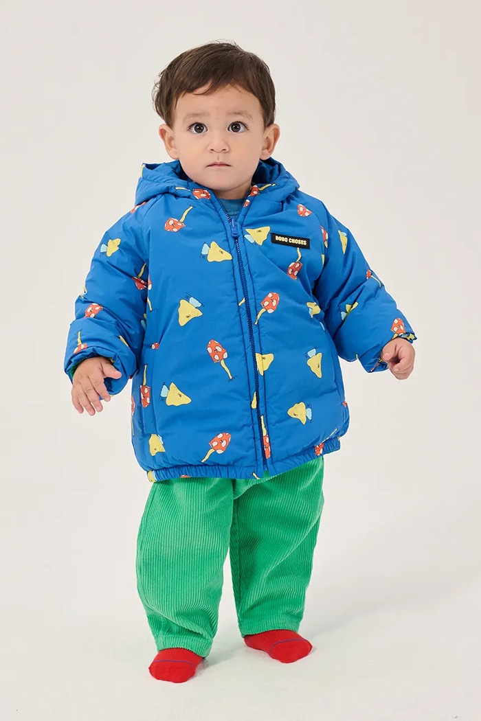 Bobo Choses Kurtka dwustronna dziecięca Mush Monster 226AB096