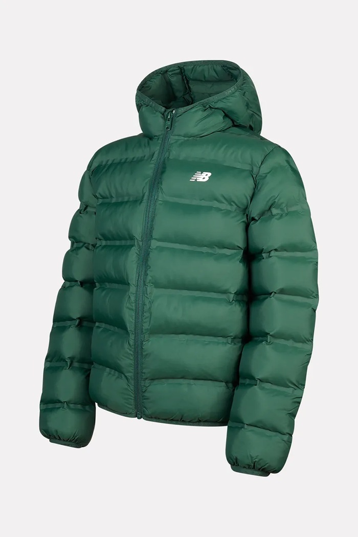 Chłopiec New Balance kurtka pikowana dziecięca LAKB0036 zielony