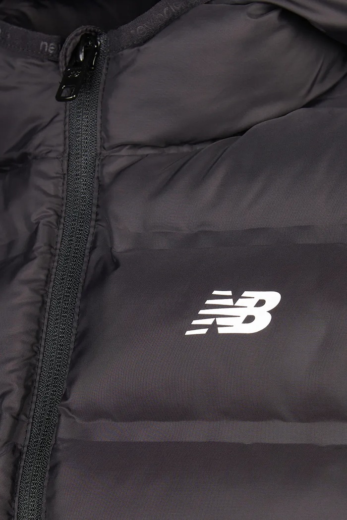Καπιτονέ μπουφάν παιδικό New Balance LAKB0036 μαύρο