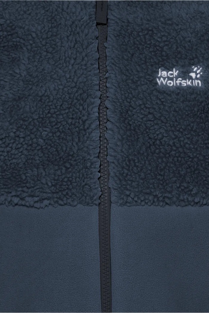 Bezrękawnik dziecięcy polarowy ICE CURL Jack Wolfskin A66238.164.176 granatowy