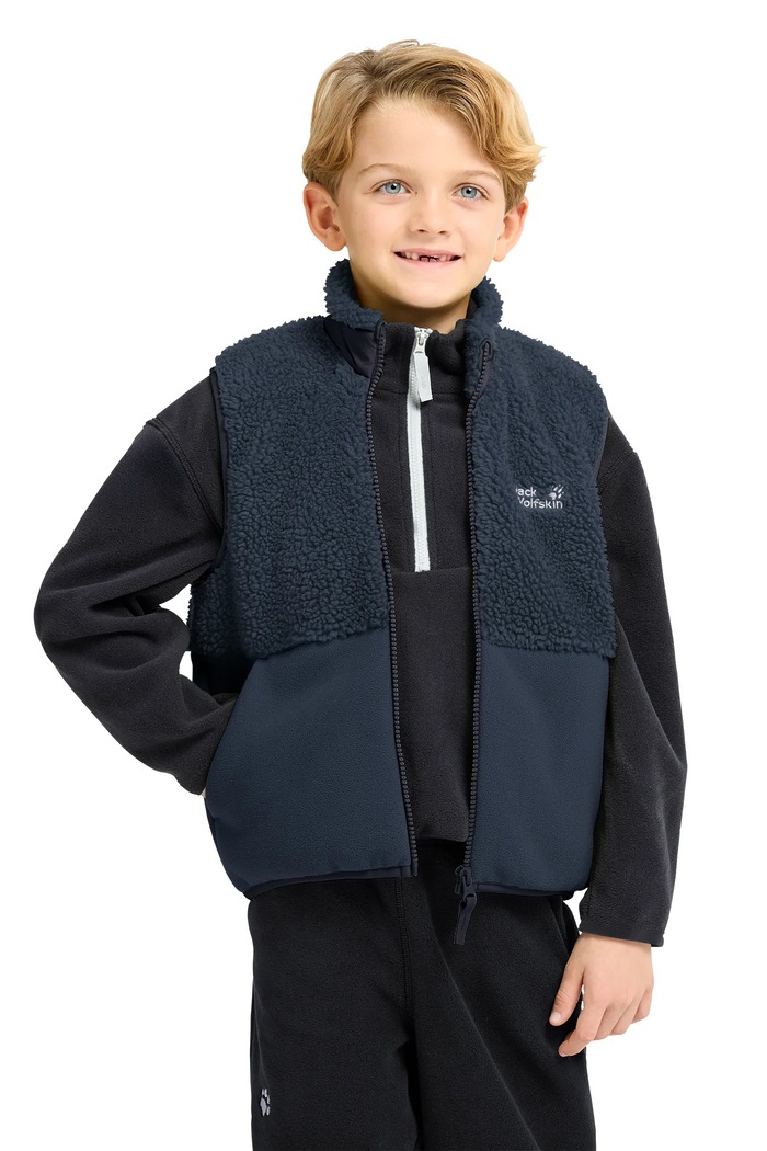 Jack Wolfskin Bezrękawnik dziecięcy polarowy ICE CURL A66238.104.152