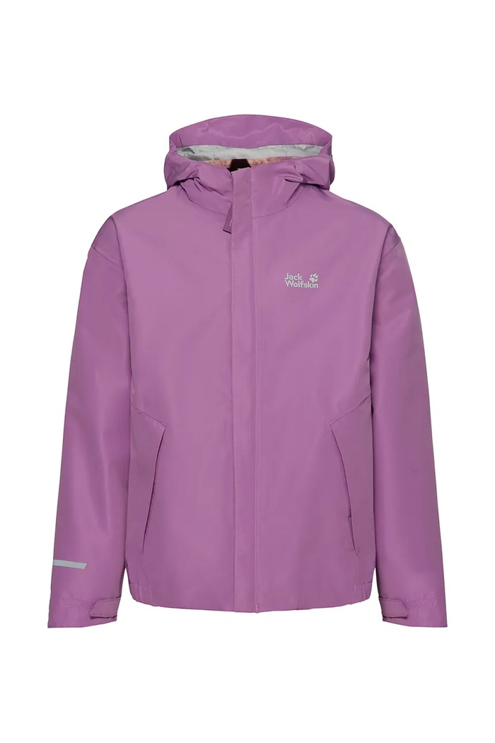 Jack Wolfskin Kurtka 3w1 dziecięca ICELAND 3IN1 PRINT A66161.104.152 fioletowy AW26