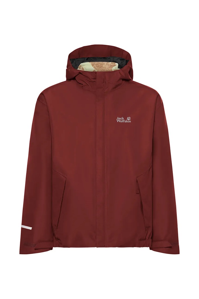 Jack Wolfskin Kurtka 3w1 dziecięca ICELAND 3IN1 PRINT A66161.104.152 czerwony AW26