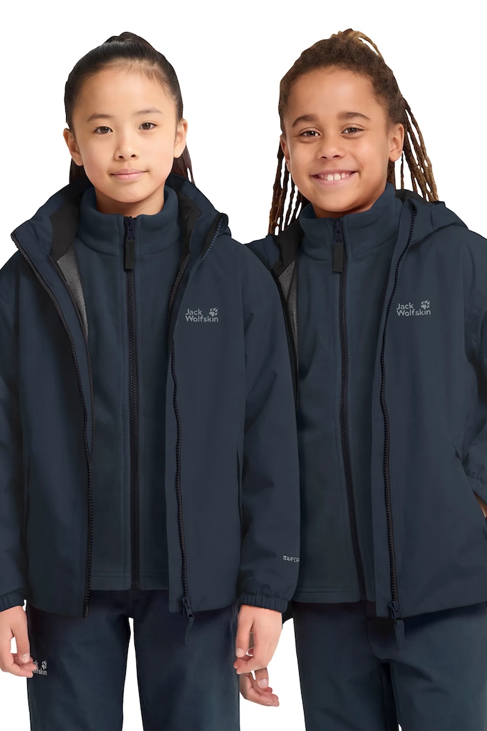 Jack Wolfskin Kurtka 3w1 ICELAND 3IN1 granatowy A66160.104.152