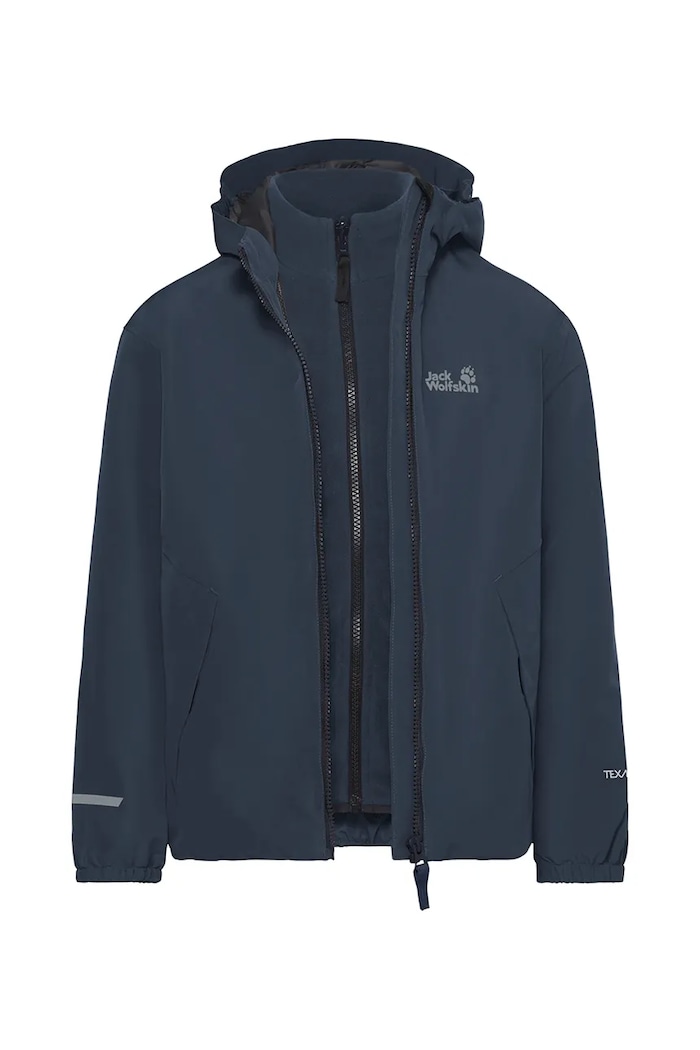 Kurtka 3w1 ICELAND 3IN1 Jack Wolfskin A66160.104.152 granatowy