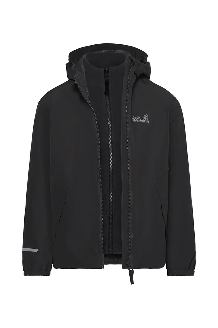 Kurtka 3w1 ICELAND 3IN1 Jack Wolfskin A66160.104.152 czarny