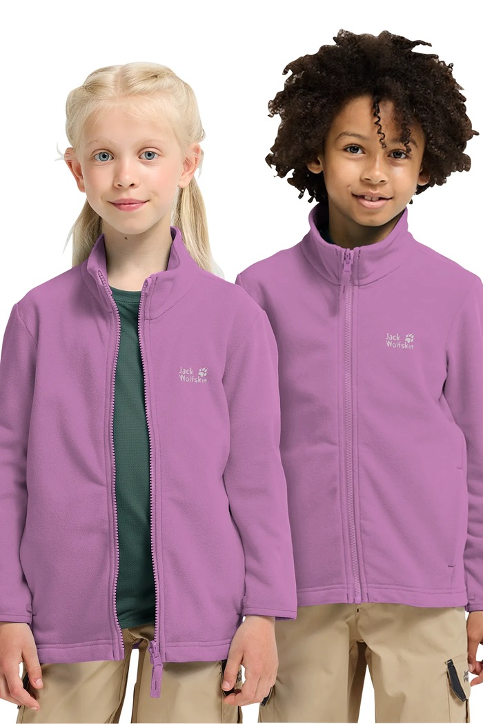 Jack Wolfskin Bluza polarowa dziecięca TAUNUS 100 fioletowy A65888.104.152.9BY2