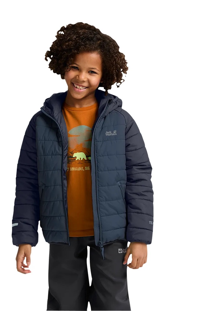 Kurtka dziecięca ZENON Jack Wolfskin granatowy A65455.164.176