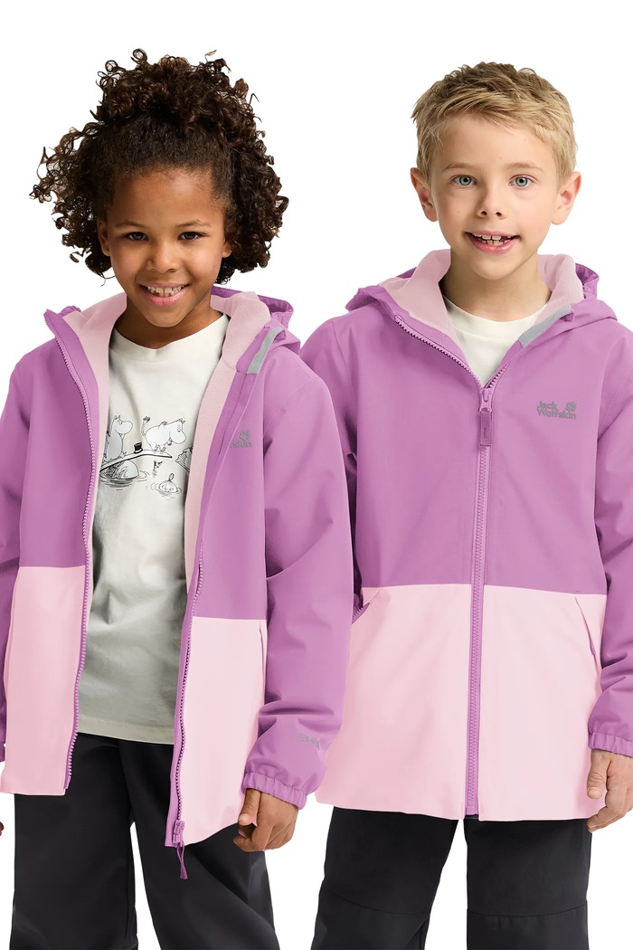 Jack Wolfskin Kurtka dziecięca SNOW DAYS fioletowy A65320.164.176.9BY2