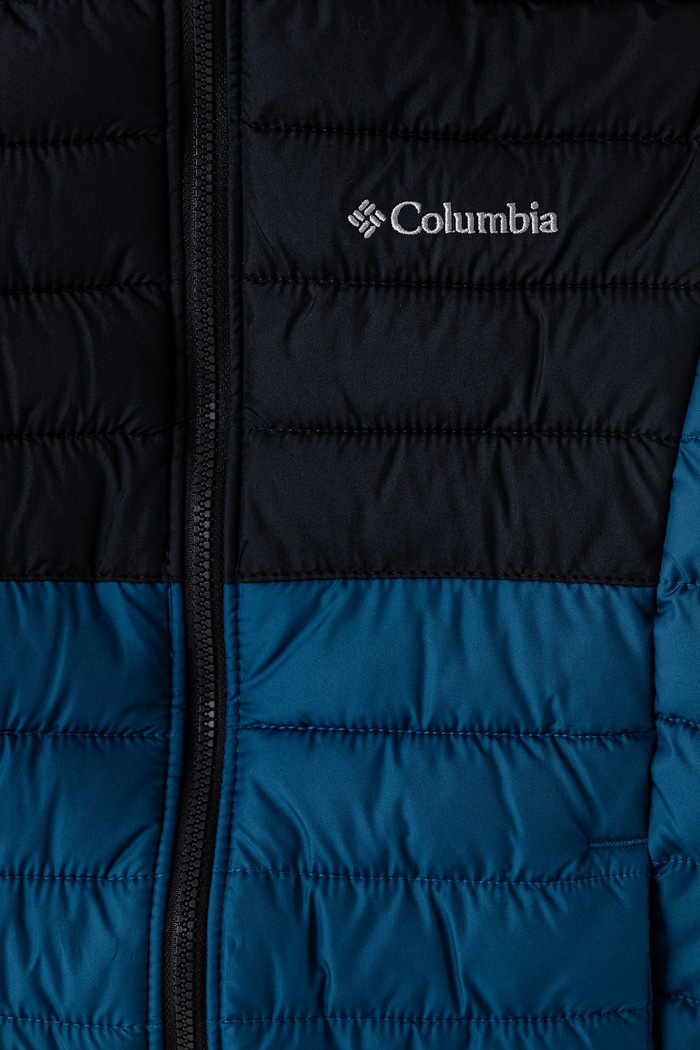 Columbia kurtka pikowana dziecięca Powder Lite niebieski 2090023.9BY2