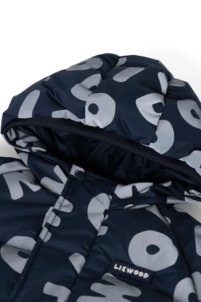 Puhovka otroška Adelina Reflective Down Jacket Liewood LW21215.9BY2 mornarsko modra