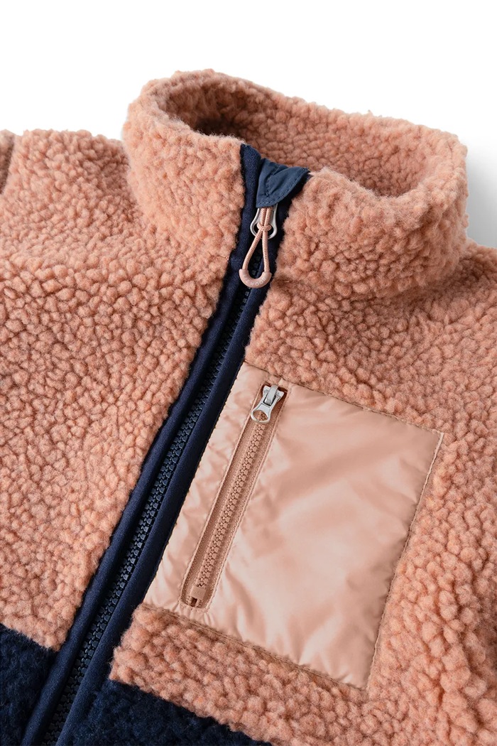 Chłopiec Liewood Kurtka dziecięca Nolan Pile Jacket LW21048.9BY2 różowy