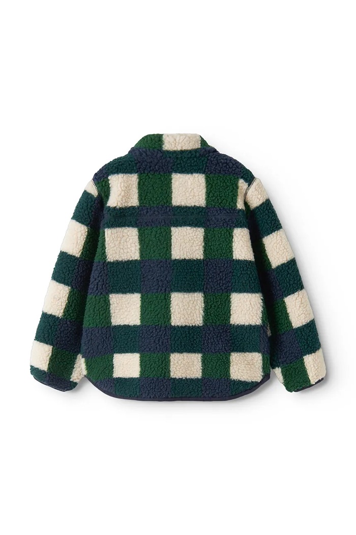 Liewood Giacca per bambini Nolan Pile Jacket LW21048.9BY2 verde AW26