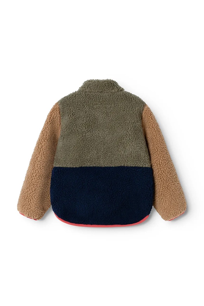 Liewood Kurtka dziecięca Nolan Pile Jacket LW21048.9BY2 zielony AW26