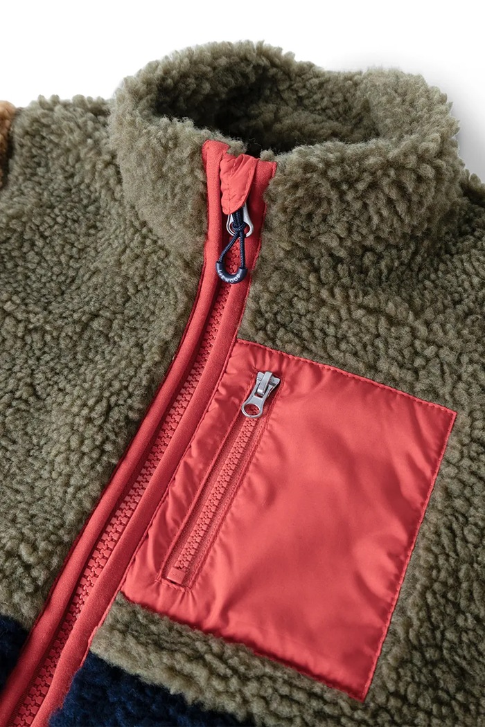 Chłopiec Liewood Kurtka dziecięca Nolan Pile Jacket LW21048.9BY2 zielony