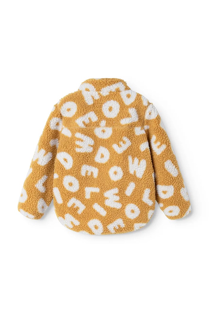 Chłopiec Liewood Kurtka dziecięca polarowa Noam Pile Jacket LW21047.9BY2 żółty