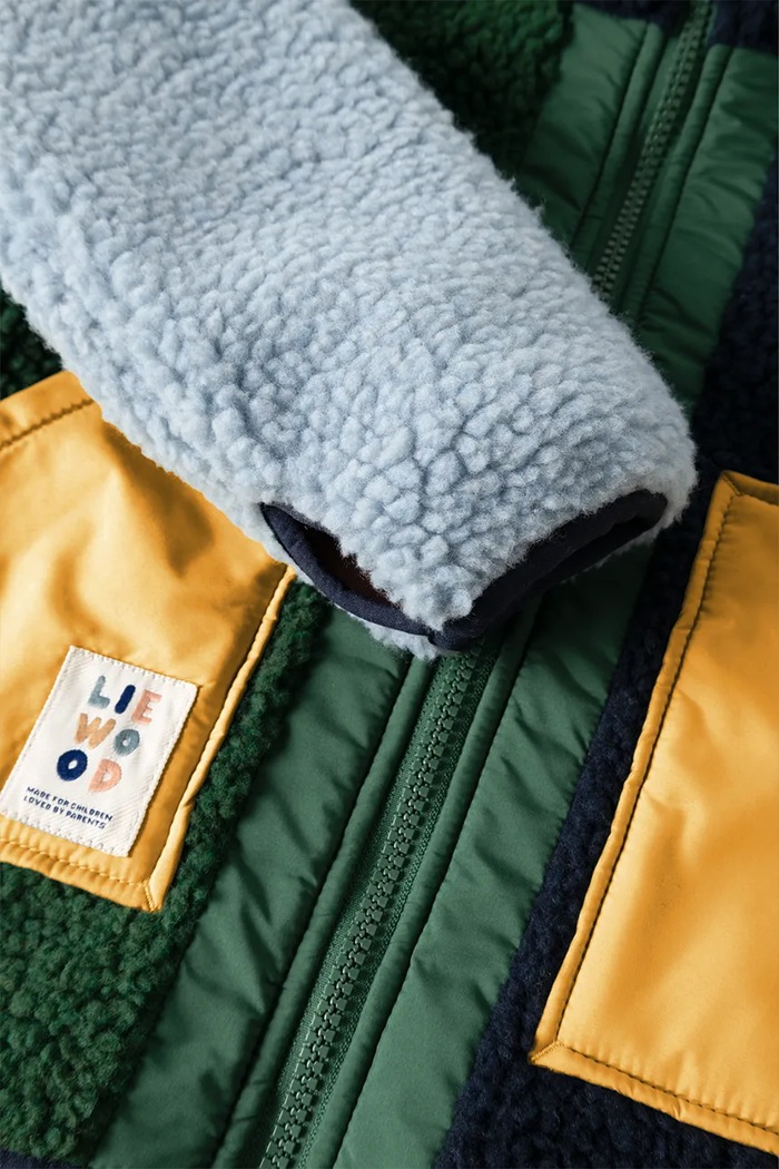 Liewood Kurtka dziecięca polarowa Noam Pile Jacket LW21047.9BY2 multicolor AW26