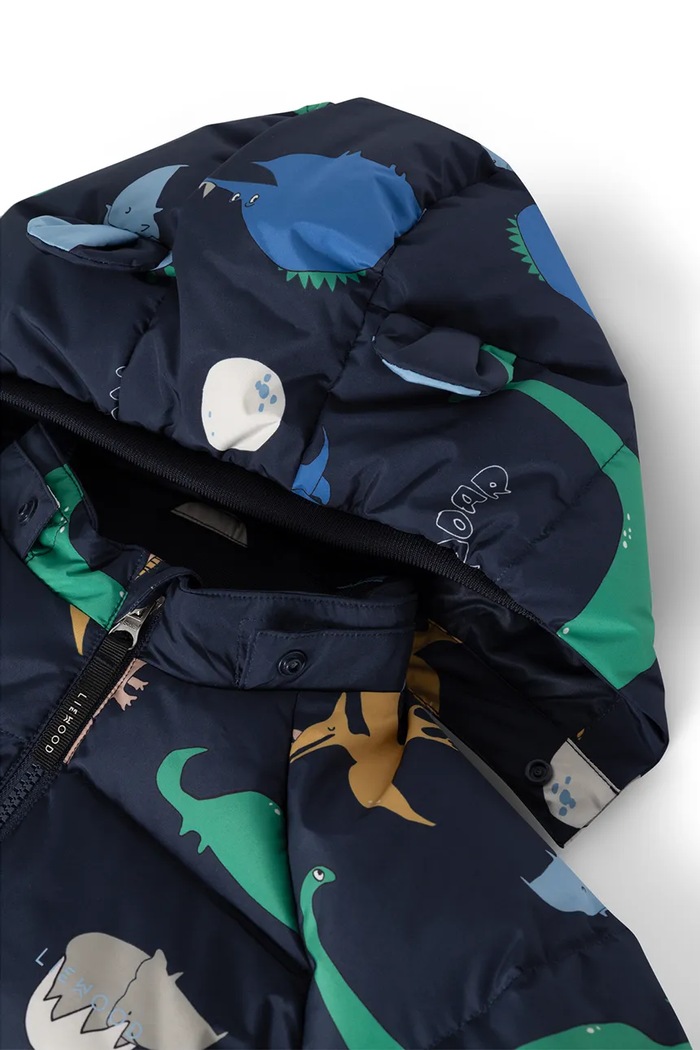 Kurtka puchowa dziecięca Polle Down Puffer Jacket Liewood LW21046.9BY2 granatowy