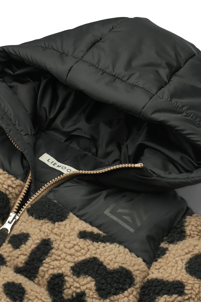 Chłopiec Liewood Kurtka pikowana dziecięca Niko Pile Jacket LW21045.9BY2 beżowy