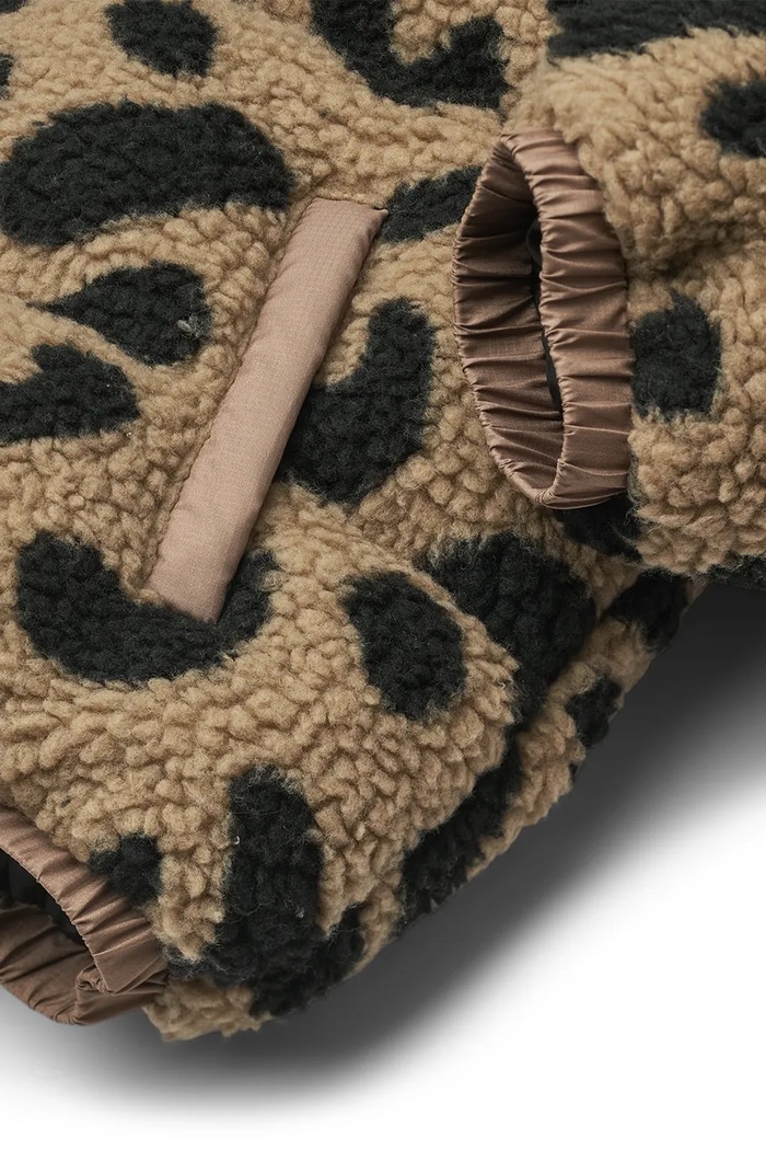 Kurtka pikowana dziecięca Niko Pile Jacket Liewood LW21045.9BY2 beżowy