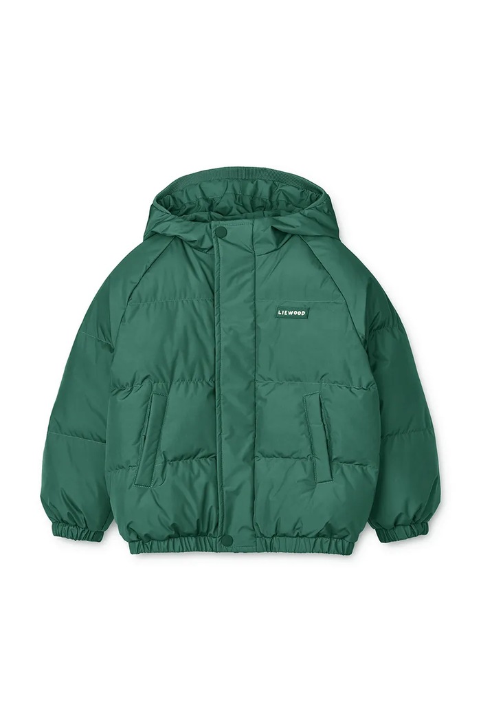 Liewood Kurtka puchowa dziecięca Adelina Down Jacket zielony LW21043.9BY2