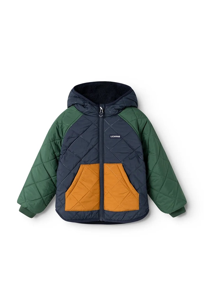Giacca reversibile per bambini Jackson Reversible Jacket Liewood LW21040.9BY2 blu navy