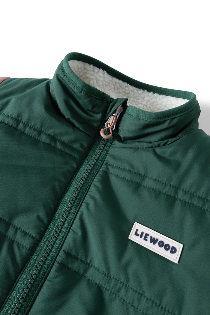 Kurtka dwustronna dziecięca Franka Reversible Jacket Liewood różowy LW20890.9BY2
