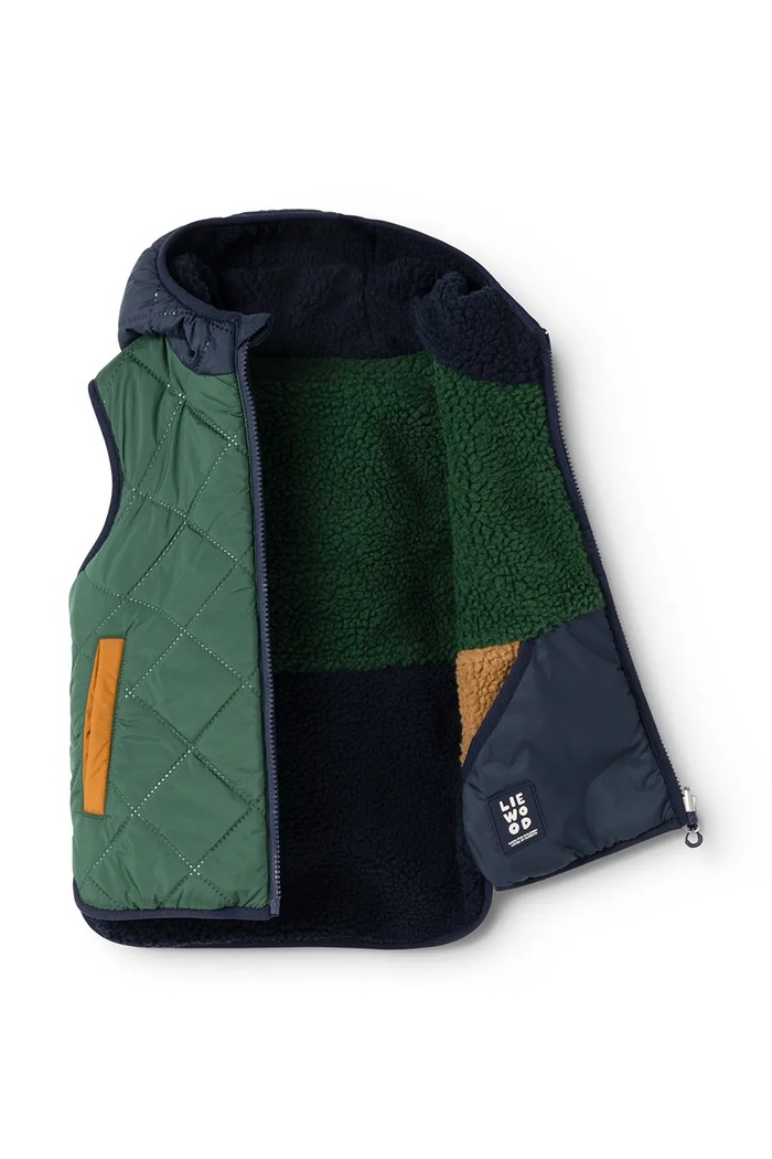 Bezrękawnik dwustronny dziecięcy Diana Reversible Vest Liewood LW20046.9BY2 multicolor
