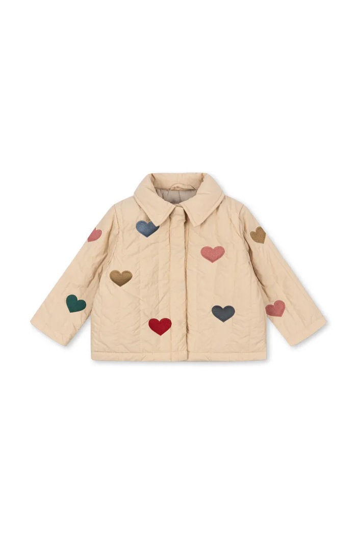 Konges Sløjd Detská bunda JUNO COLLAR JACKET béžová KS106051.9BY2
