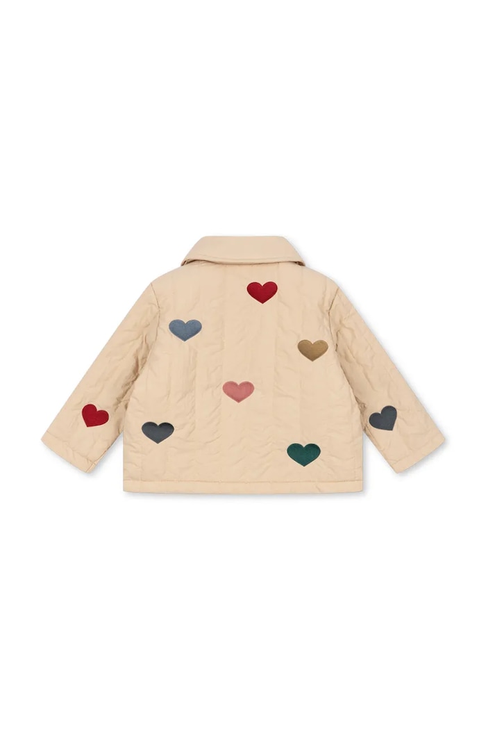 Konges Sløjd Detská bunda JUNO COLLAR JACKET KS106051.9BY2 béžová AW26