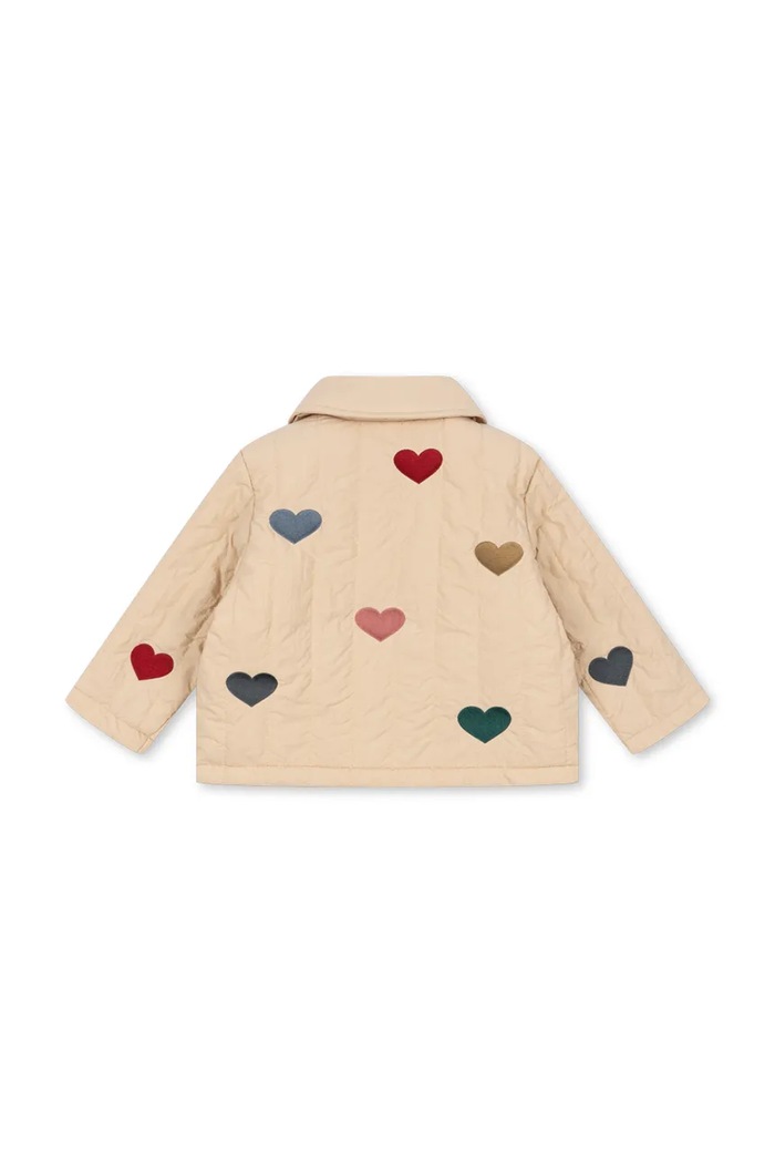 Konges Sløjd Detská bunda JUNO COLLAR JACKET KS106051.9BY2 béžová AW26