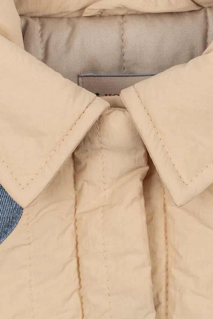 Chlapec Konges Sløjd Detská bunda JUNO COLLAR JACKET KS106051.9BY2 béžová