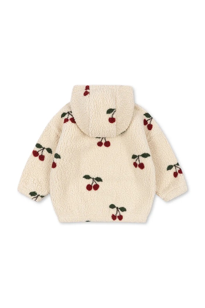 Dječaci Konges Sløjd Jakna za djecu JODY TEDDY HOODIE GRS KS106048.9BY2 bež