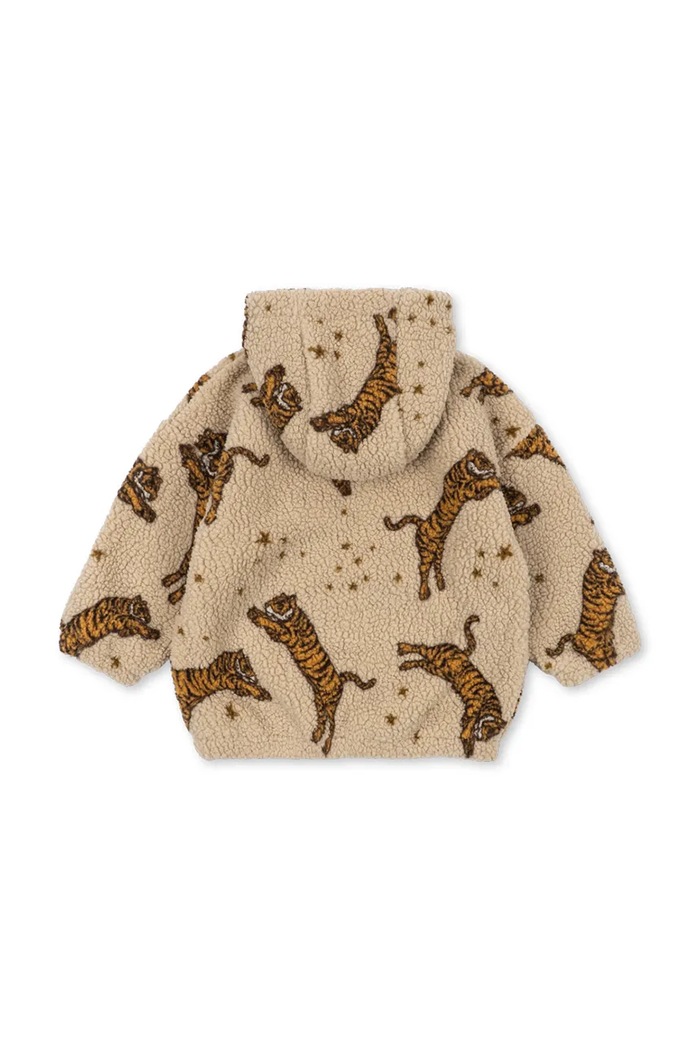 Dječaci Konges Sløjd Jakna za djecu JODY TEDDY HOODIE GRS KS106048.9BY2 smeđa