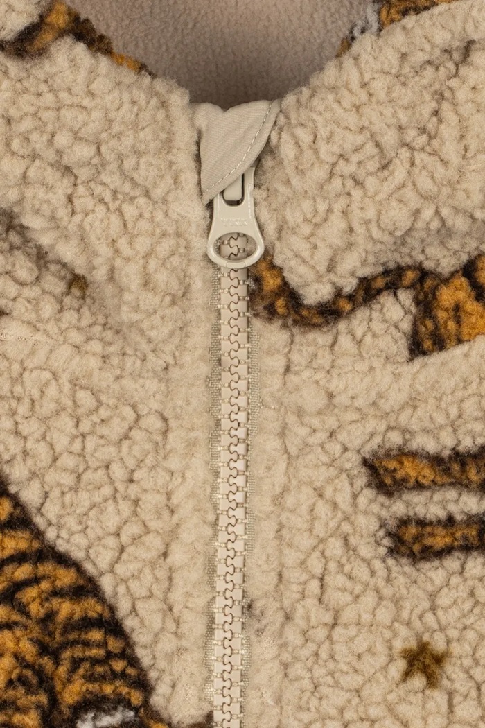 Jakna za djecu JODY TEDDY HOODIE GRS Konges Sløjd KS106048.9BY2 smeđa