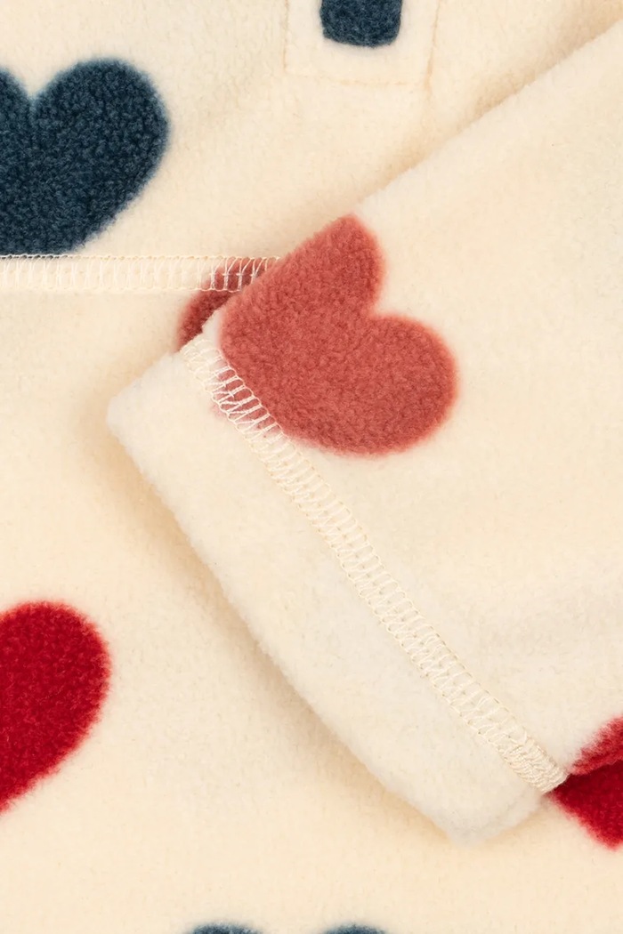 Konges Sløjd μπουφάν παιδικό φλις TAVI FLEECE SWEATSHIRT GRS KS106281.9BY2 μπεζ