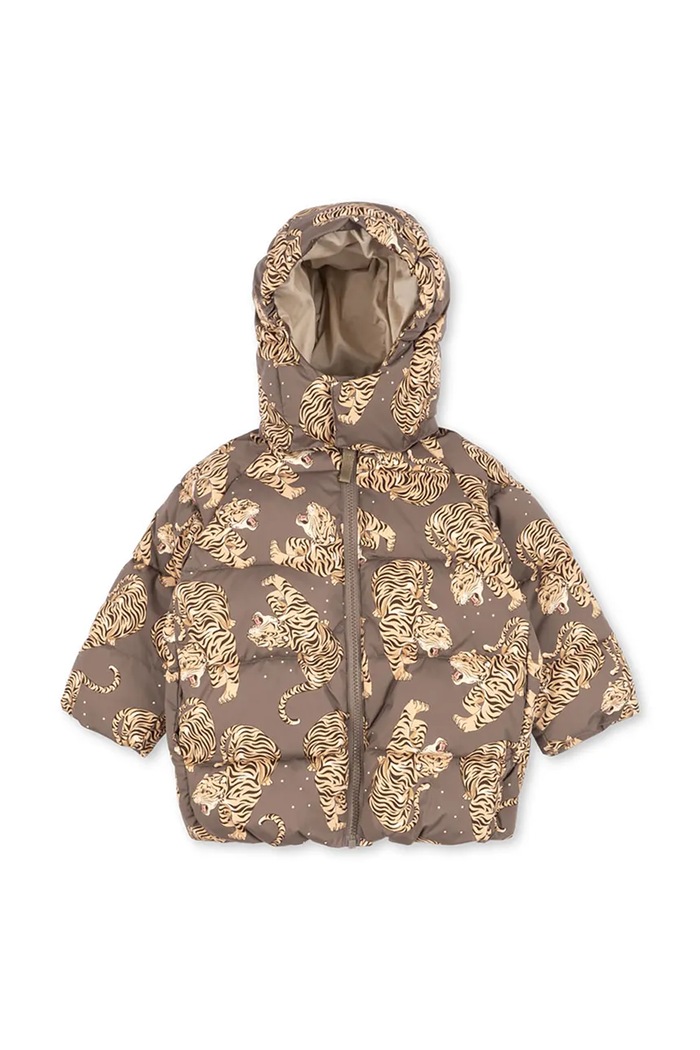 Konges Sløjd Kurtka dziecięca NUKA JACKET GRS brązowy KS105752.9BY2