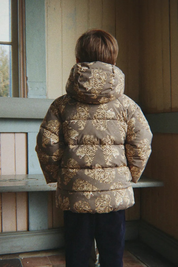 Chłopiec Konges Sløjd Kurtka dziecięca NUKA JACKET GRS KS105752.9BY2 brązowy