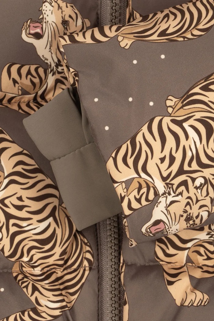 Detská bunda NUKA JACKET GRS Konges Sløjd hnedá KS105752.9BY2