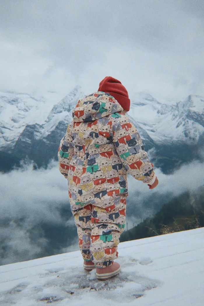 Kombinezon dziecięcy NOHR SNOWSUIT PRINT Konges Sløjd KS105750.9BY2 beżowy