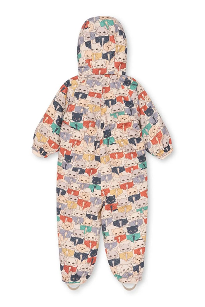 Chłopiec Konges Sløjd Kombinezon dziecięcy NOHR SNOWSUIT PRINT KS105750.9BY2 beżowy