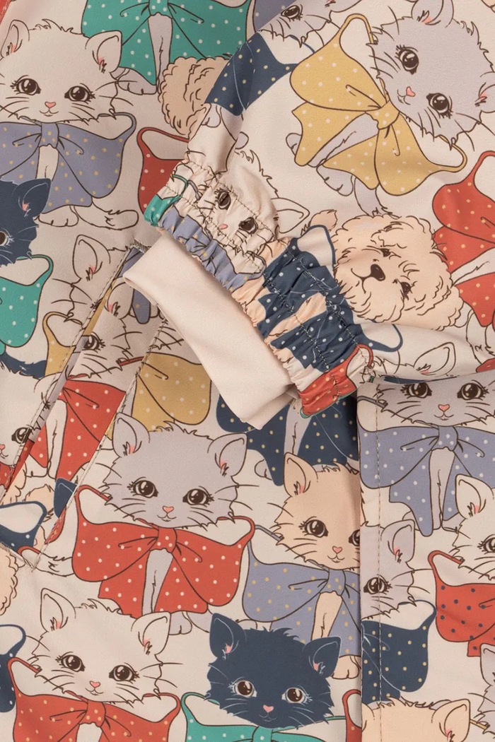 Detský overal NOHR SNOWSUIT PRINT Konges Sløjd béžová KS105750.9BY2
