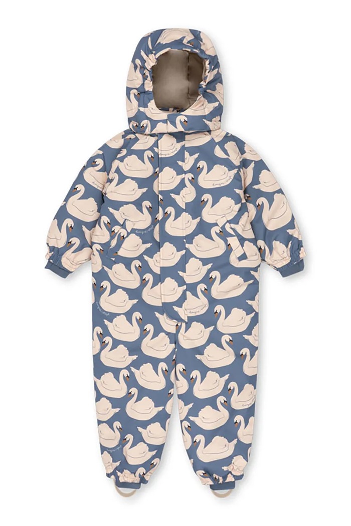 Konges Sløjd Kombinezon dziecięcy NOHR SNOWSUIT PRINT KS105750.9BY2 niebieski AW26