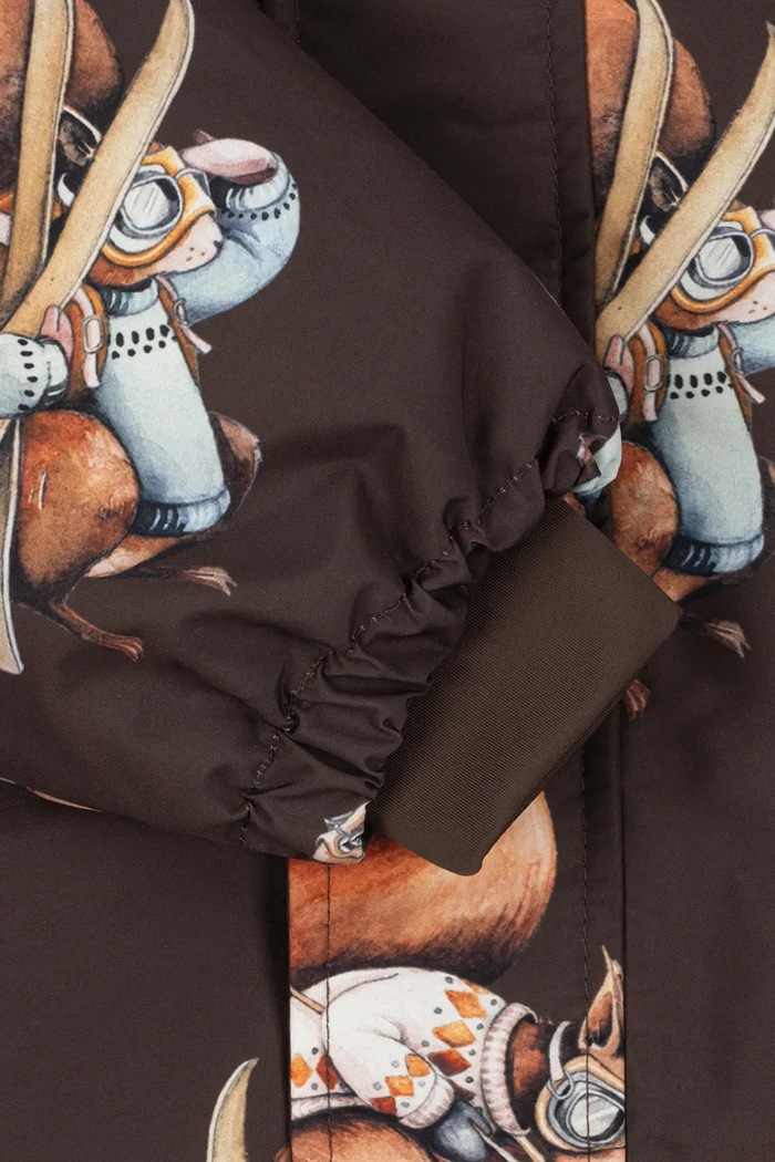 Detská bunda MISMOU JACKET Konges Sløjd hnedá KS105742.9BY2