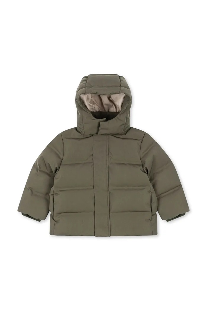 Konges Sløjd Geacă cu puf pentru copii MAGNUM DOWN JACKET SOLID GRS verde KS105740.9BY2