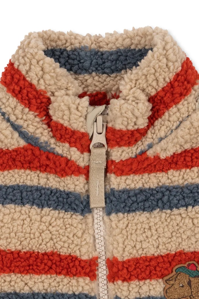 Bezrękawnik dziecięcy JODY EMBROIDERY TEDDY VEST GRS Konges Sløjd KS105713.9BY2 multicolor