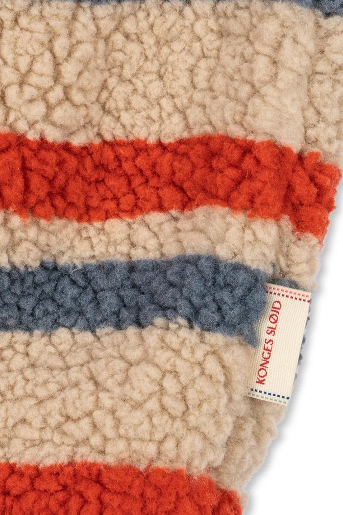 Konges Sløjd Bezrękawnik dziecięcy JODY EMBROIDERY TEDDY VEST GRS KS105713.9BY2