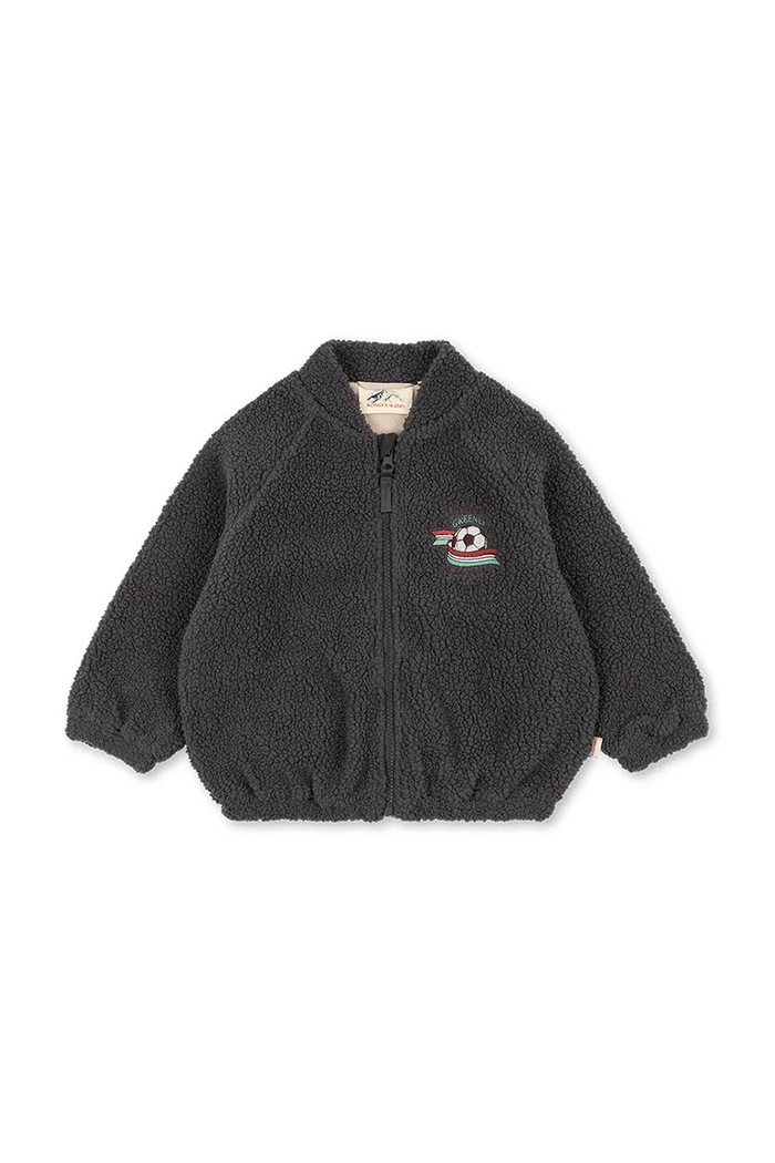Konges Sløjd Kurtka dziecięca bawełniana JODY BOMBER JACKET GRS KS105710.9BY2 szary AW26