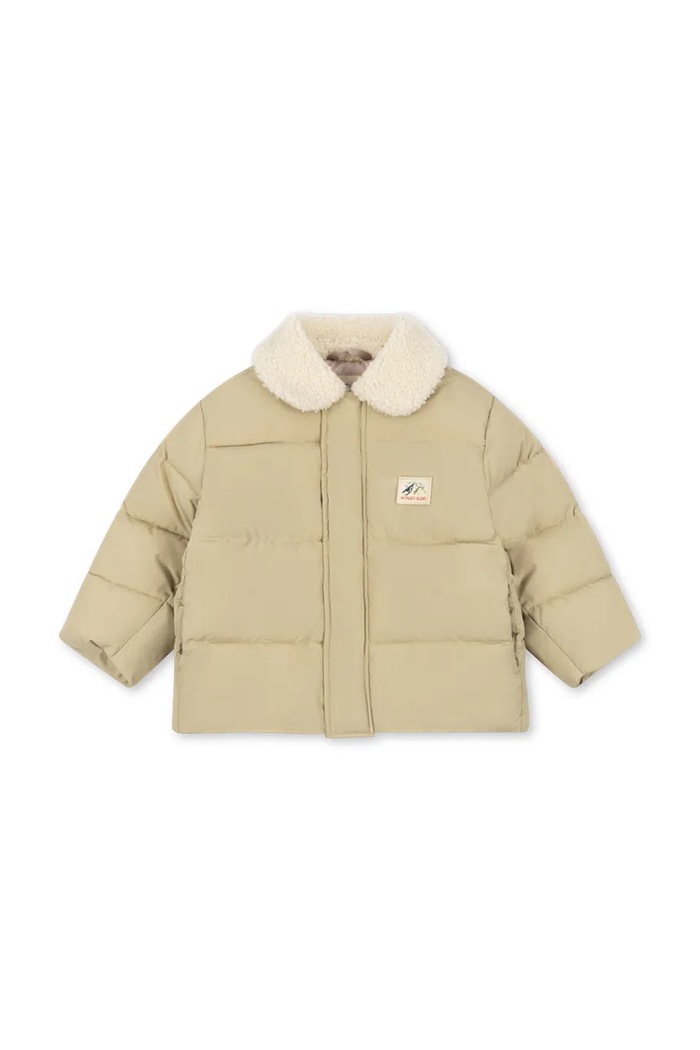 Konges Sløjd Prošivena jakna za djecu ALPI COLLAR JACKET GRS KS105680.9BY2 bež AW26